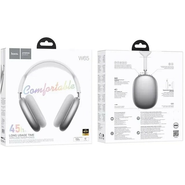 Наушники Hoco W65 (Цвет: Silver)