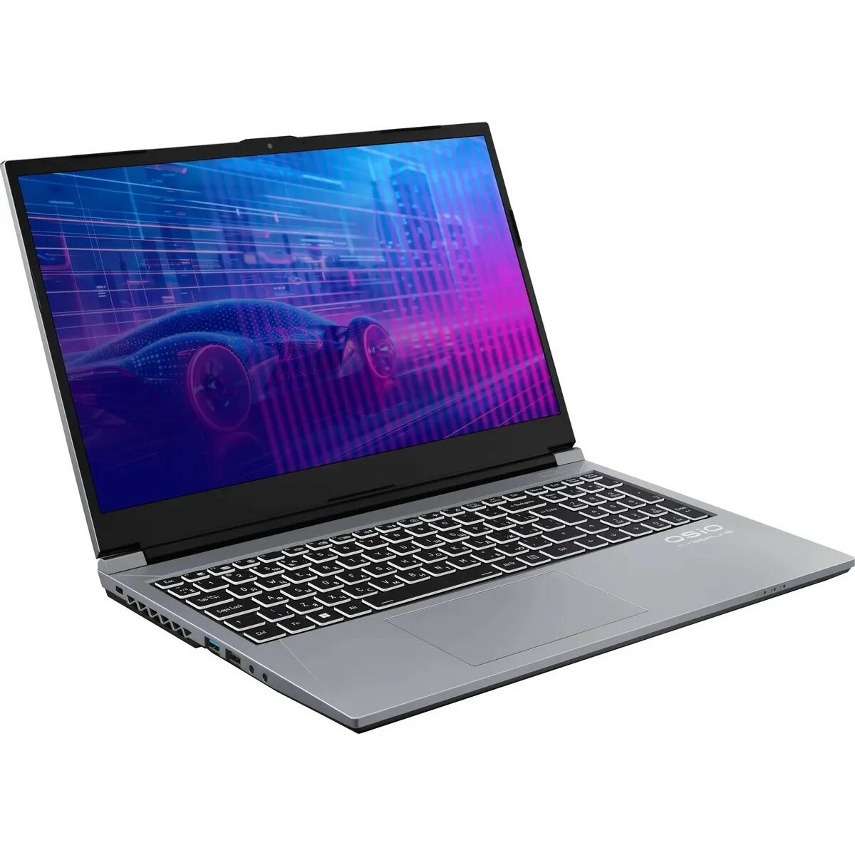 Ноутбук Osio CyberLine C150i-003 (Core i5 12600H 2.7Ghz / 16Gb DDR4 / SSD512Gb / NVIDIA GeForce RTX4060 8Gb / 15.6