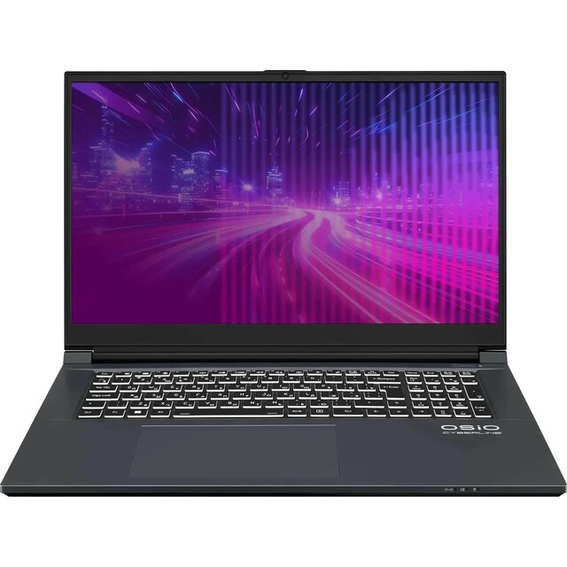 Ноутбук Osio CyberLine C170i-002 (Core i5 12600H 2.7Ghz / 16Gb DDR4 / SSD512Gb / NVIDIA GeForce RTX4050 6Gb / 17.3