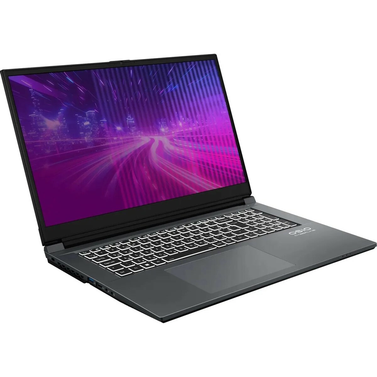 Ноутбук Osio CyberLine C170i-002 (Core i5 12600H 2.7Ghz/16Gb DDR4/SSD512Gb/NVIDIA GeForce RTX4050 6Gb/17.3