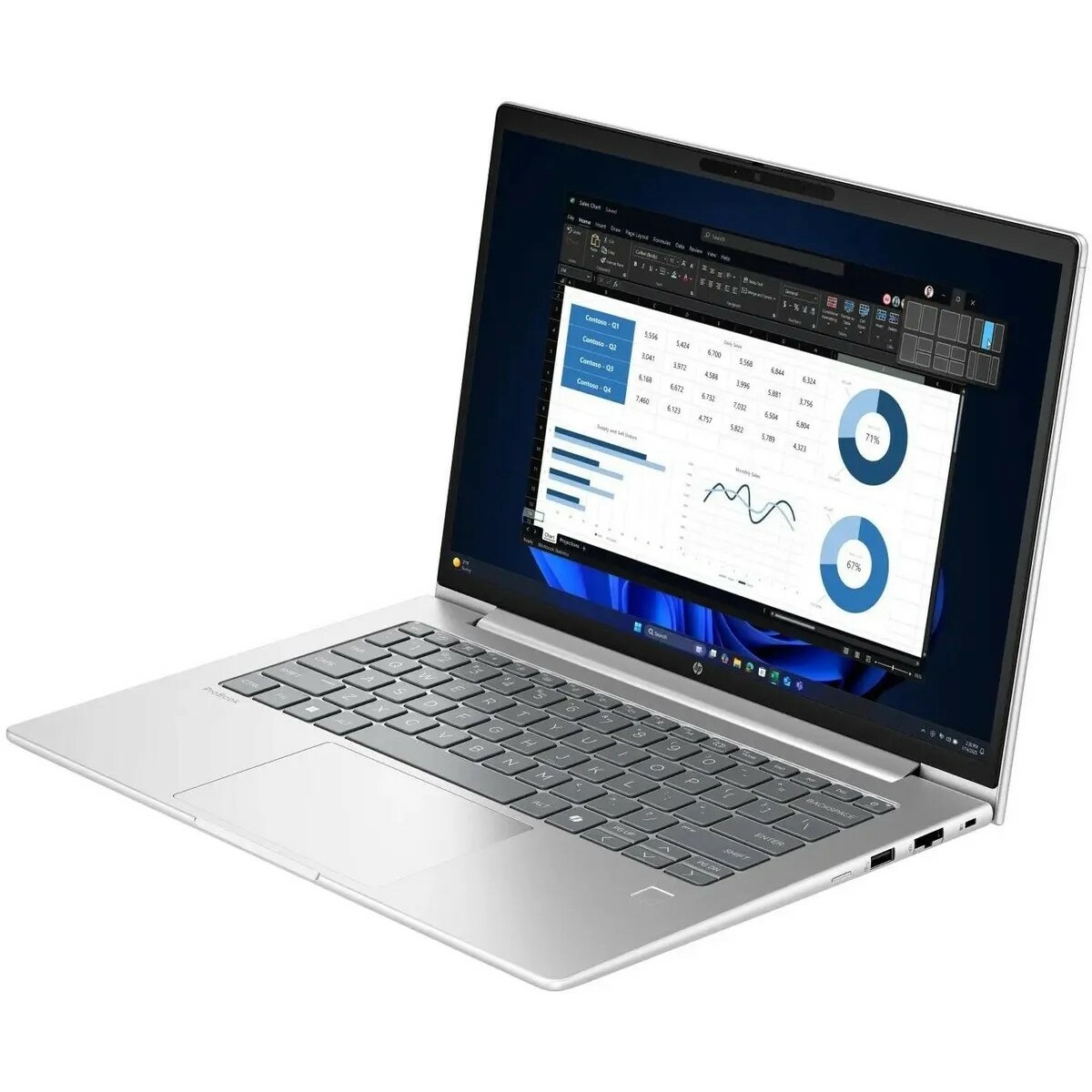 Ноутбук HP ProBook 4 G1i (Core 5 1334U 1.3Ghz / 16Gb DDR5 / SSD512Gb / Intel Iris Xe graphics / 14