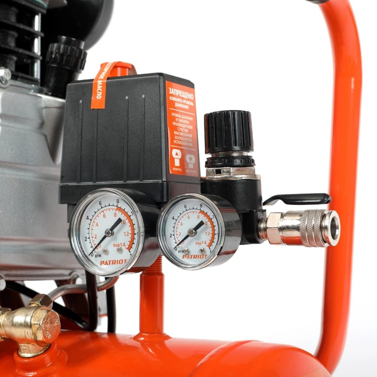 Компрессор поршневой Patriot Optima Euro 24-240K2 (Цвет: Orange)