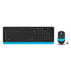 Клавиатура + мышь A4Tech Fstyler FG1010 (Цвет: Black/Blue)