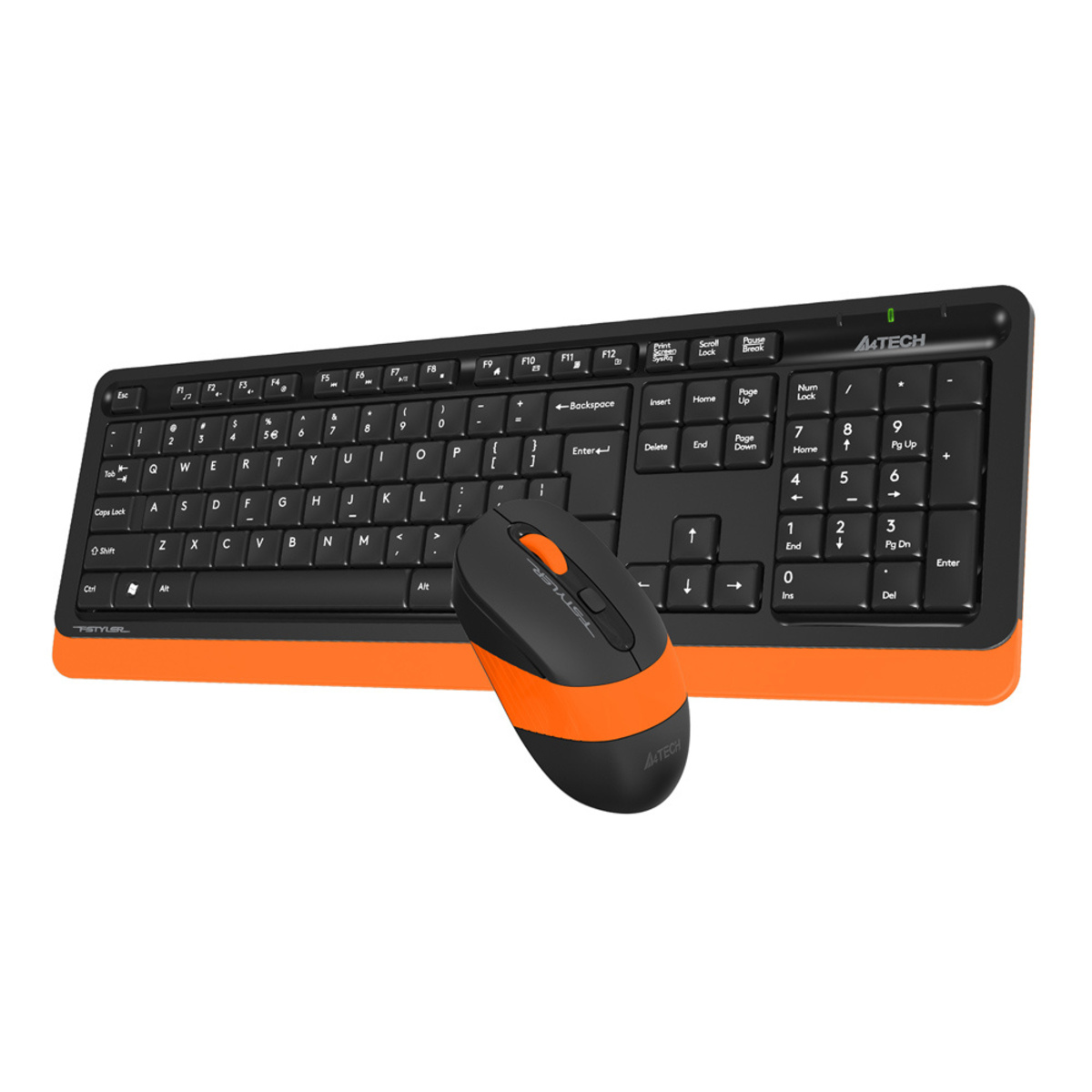 Клавиатура + мышь A4Tech Fstyler FG1010 (Цвет: Black/Orange)