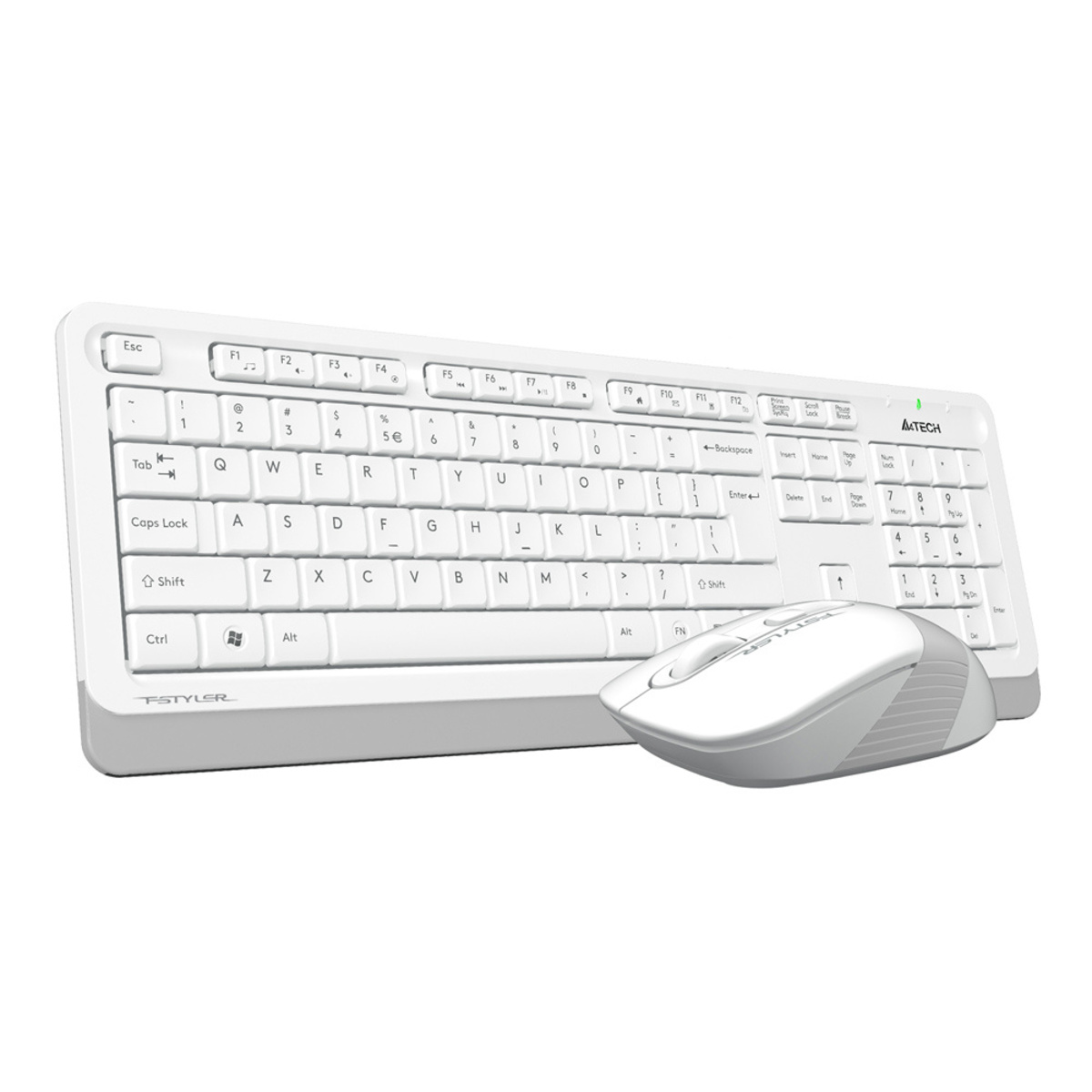 Клавиатура + мышь A4Tech Fstyler FG1010 (Цвет: White/Gray)