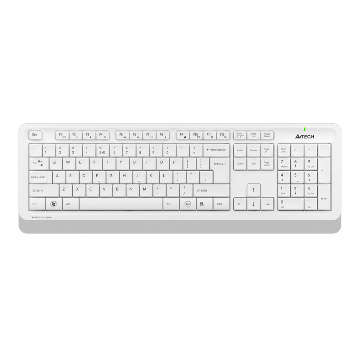 Клавиатура + мышь A4Tech Fstyler FG1010 (Цвет: White / Gray)