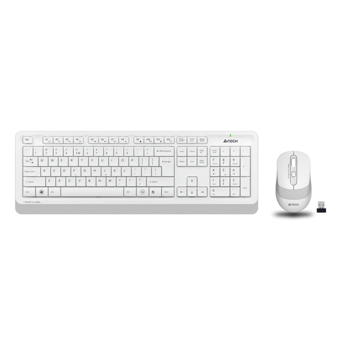 Клавиатура + мышь A4Tech Fstyler FG1010 (Цвет: White / Gray)