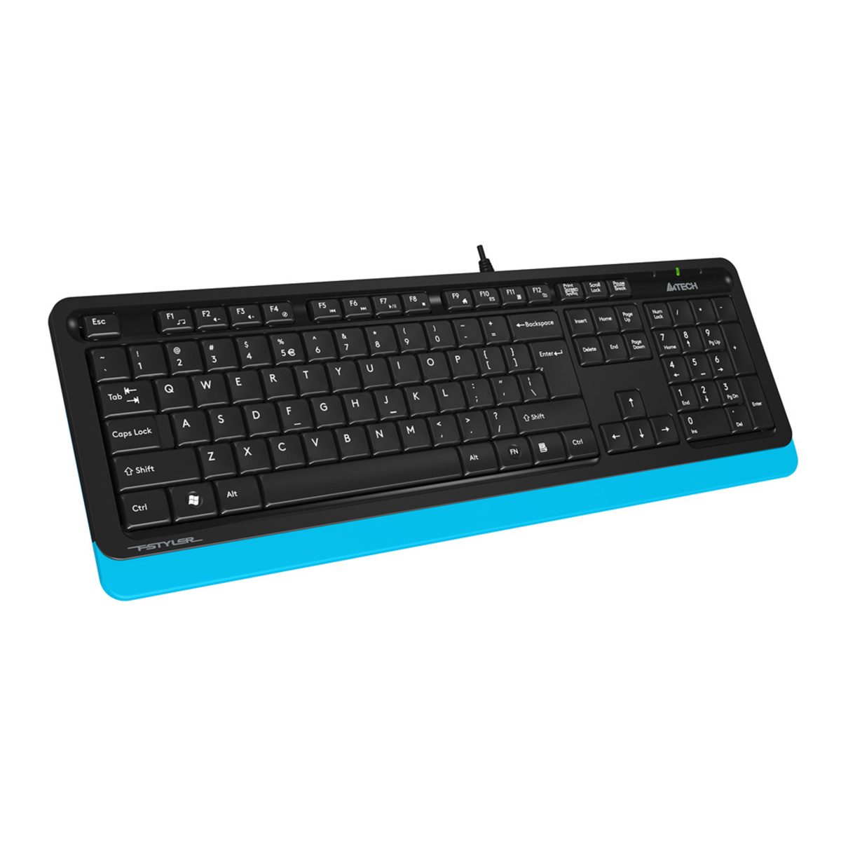 Клавиатура + мышь A4Tech Fstyler F1010 (Цвет: Black/Blue)