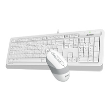 Клавиатура + мышь A4Tech Fstyler F1010 (Цвет: White/Gray)
