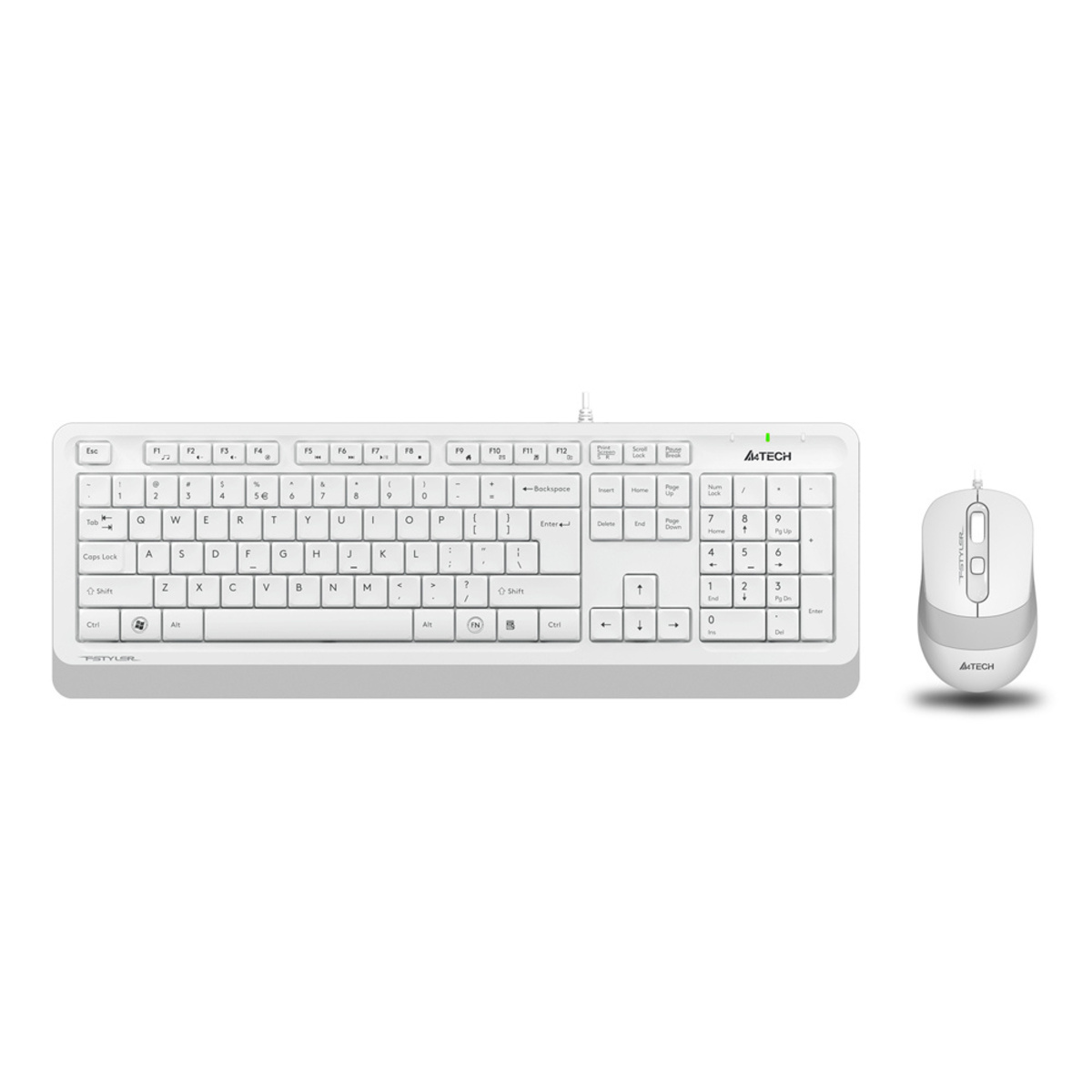 Клавиатура + мышь A4Tech Fstyler F1010 (Цвет: White/Gray)