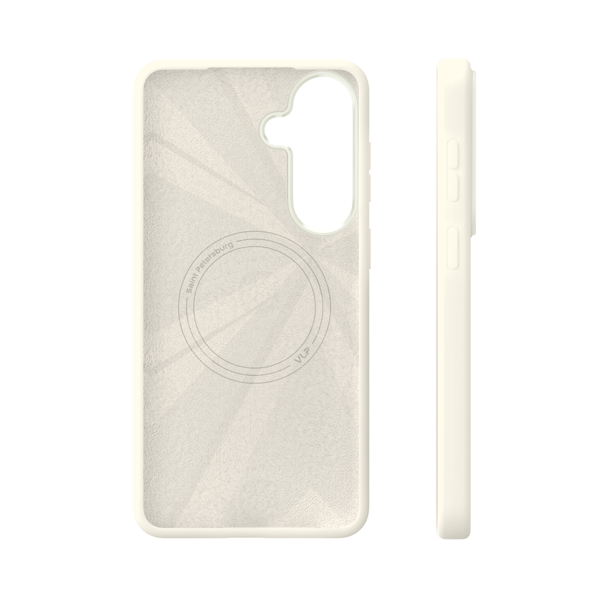 Чехол-накладка VLP Aster Pro Сase MagSafe для Samsung S26 Plus (Цвет: White)