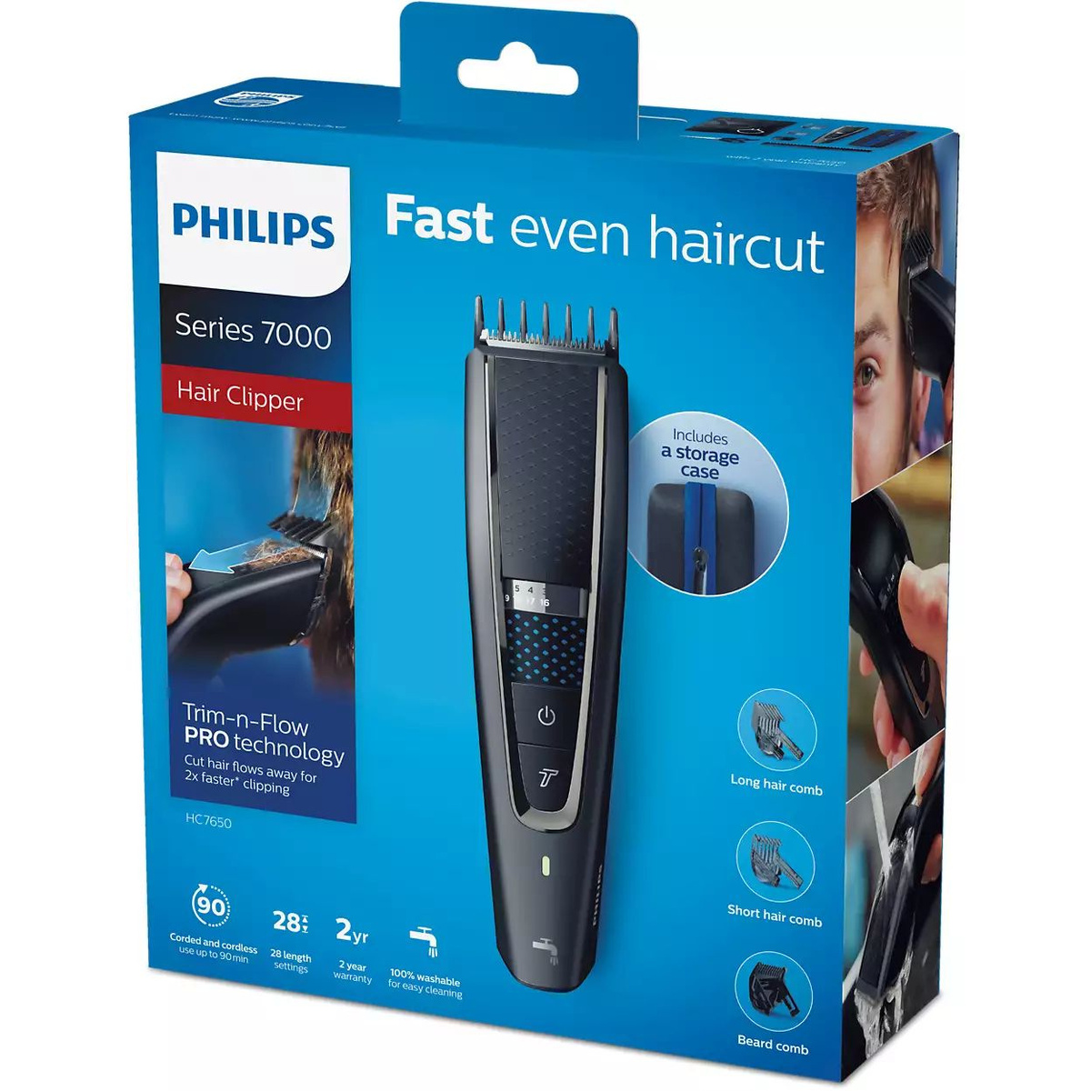 Машинка для стрижки Philips HC7650 / 15 (Цвет: Black)