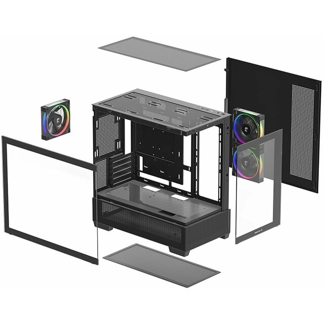 Корпус Deepcool CG380 3F, черный Корпус Deepcool CG380 3F, черный