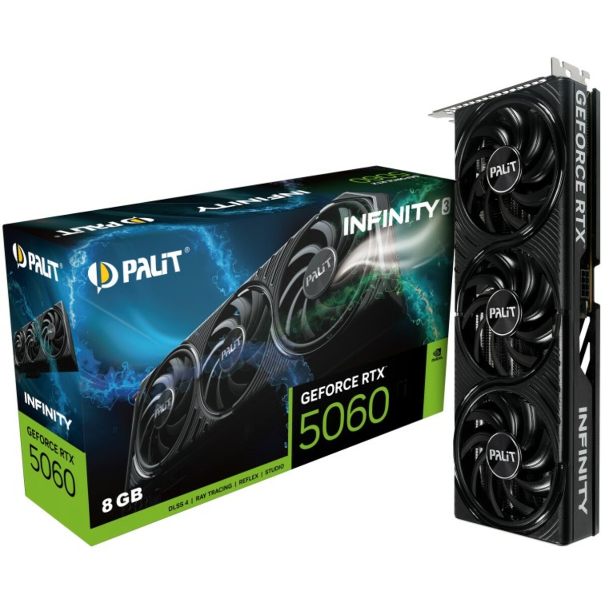 Видеокарта Palit GeForce RTX 5060 Infinity 3 8G (NE75060019P1-GB2063S)