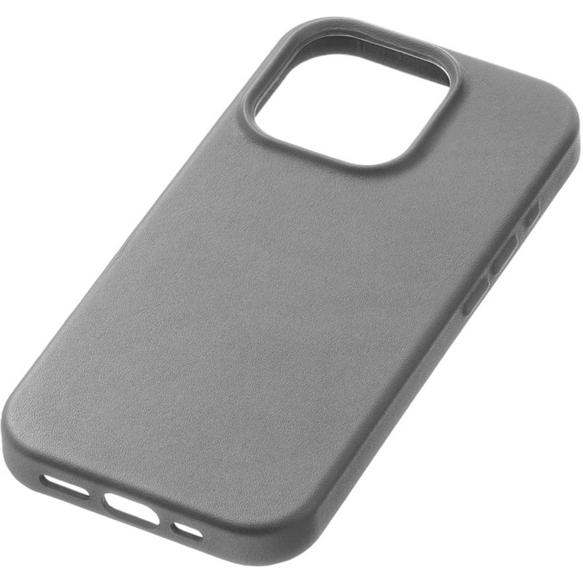 Чехол-накладка uBear Capital Leather Mag Case для смартфона Apple iPhone 16 Pro (Цвет: Grey)