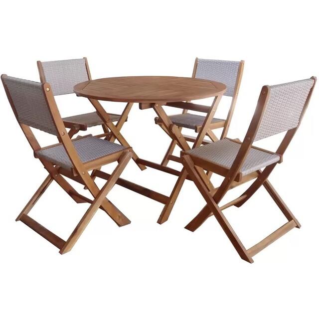 Набор садовой мебели Thinh Phu TP4093 (5 предметов) (Цвет: Brown / Gray)