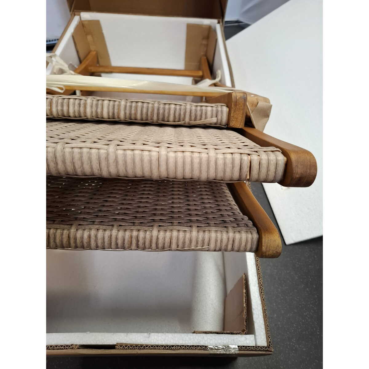 Набор садовой мебели Thinh Phu TP4093 (5 предметов) (Цвет: Brown/Gray)