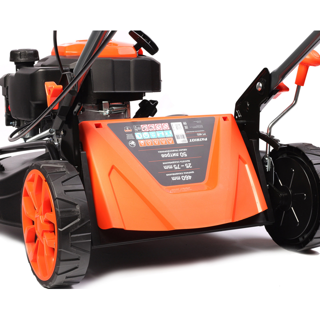 Газонокосилка роторная Patriot PT 46S (Цвет: Orange / Black) Газонокосилка роторная Patriot PT 46S (Цвет: Orange / Black)