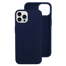 Чехол-накладка Devia Nature Silicone Magnetic Case для iPhone 13 Pro (Цвет: Navy Blue)