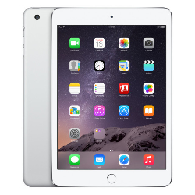 Планшет Apple iPad mini 3 16Gb Wi-Fi + Cellular (Цвет: Silver)