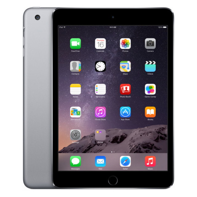 Планшет Apple iPad mini 3 16Gb Wi-Fi + Cellular (Цвет: Space Gray)