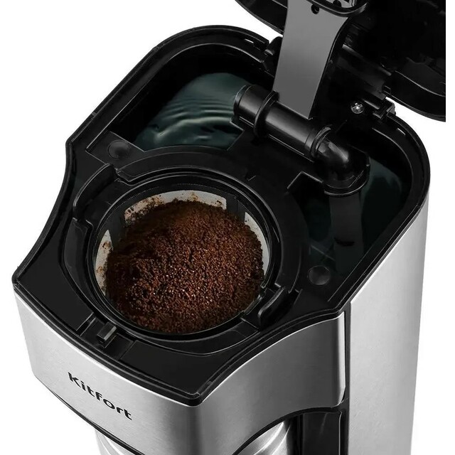 Кофеварка капельная Kitfort КТ-7367 (Цвет: Silver)