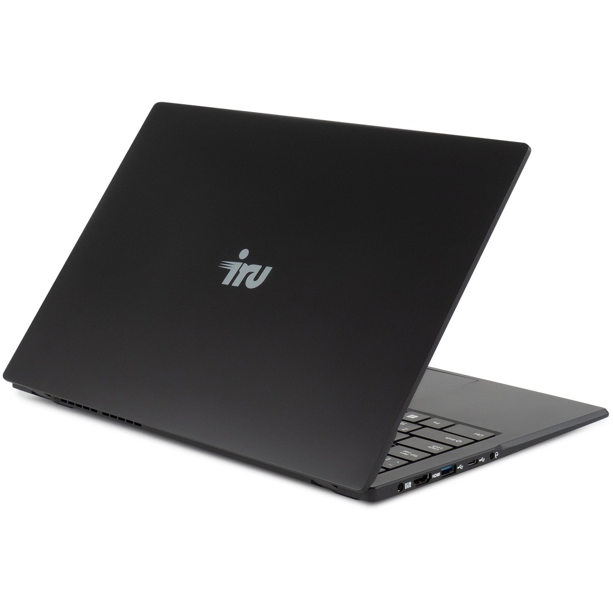 Ноутбук IRU Planio 14ING (N100 8Gb SSD512Gb Intel Iris Xe graphics 14 IPS FHD (1920x1080) Free DOS black 6000mAh)