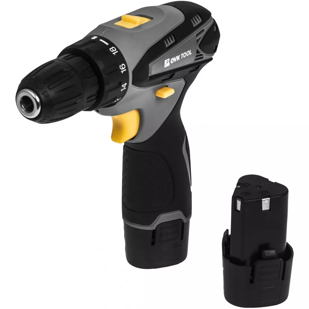 Дрель-шуруповерт Ovk Tools OTCS1AA-12V-1.5A (Цвет: Gray/Black)