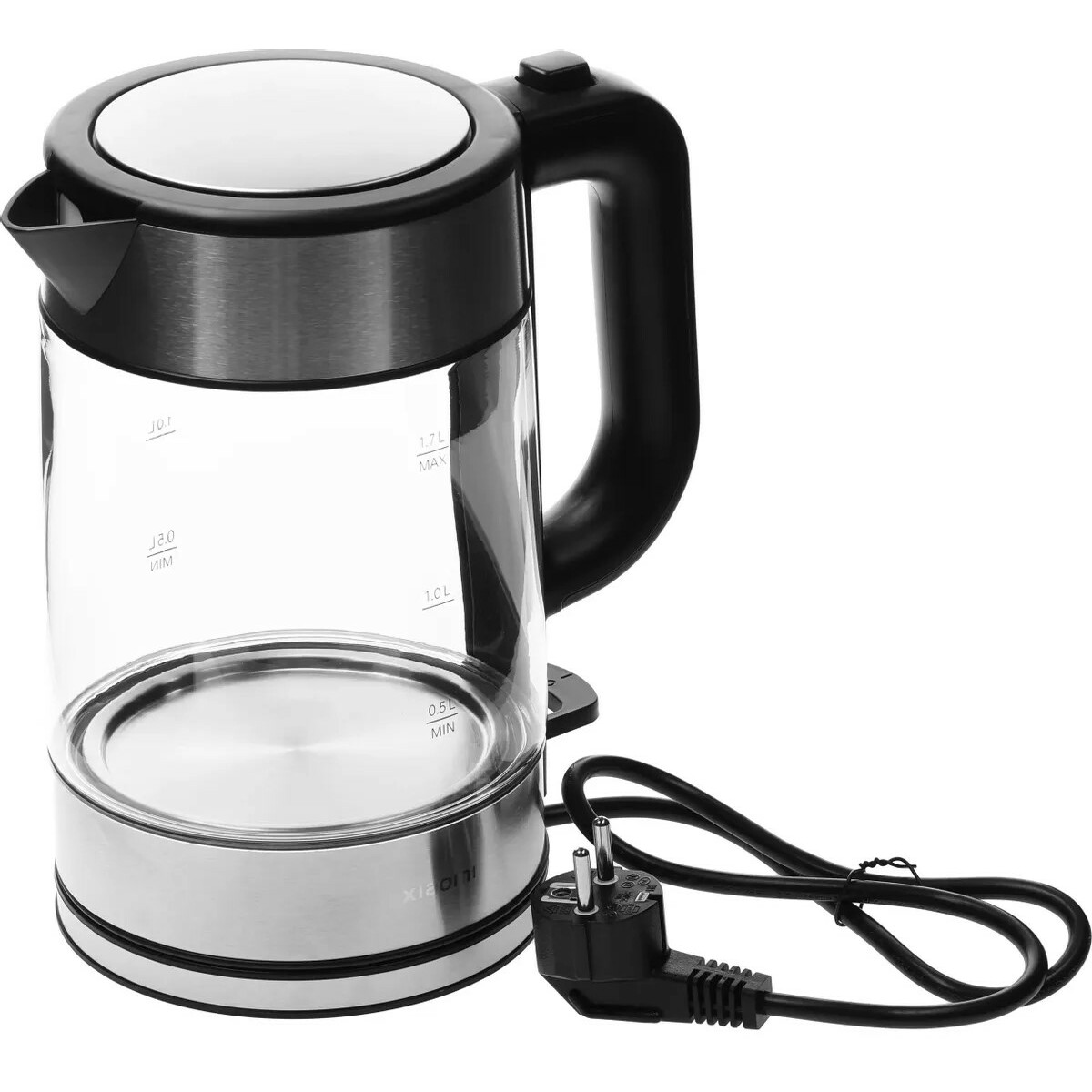 Чайник Xiaomi Electric Glass Kettle RU, черный