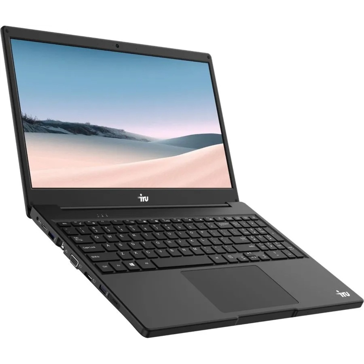 Ноутбук IRU Калибр 15Y Core i7 8550U 16Gb SSD500Gb Intel UHD Graphics 620 15.6 FHD (1920x1080) Free DOS black WiFi BT Cam