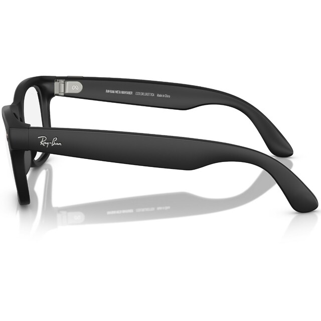 Умные очки Ray-Ban Meta Wayfarer RW4008 (Цвет: Matte Black/Transitions Graphite Green)