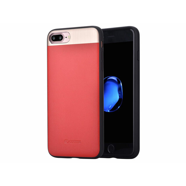 Чехол-накладка Comma Vivid Leather Case для смартфона iPhone 7 Plus/8 Plus (Цвет: Red)