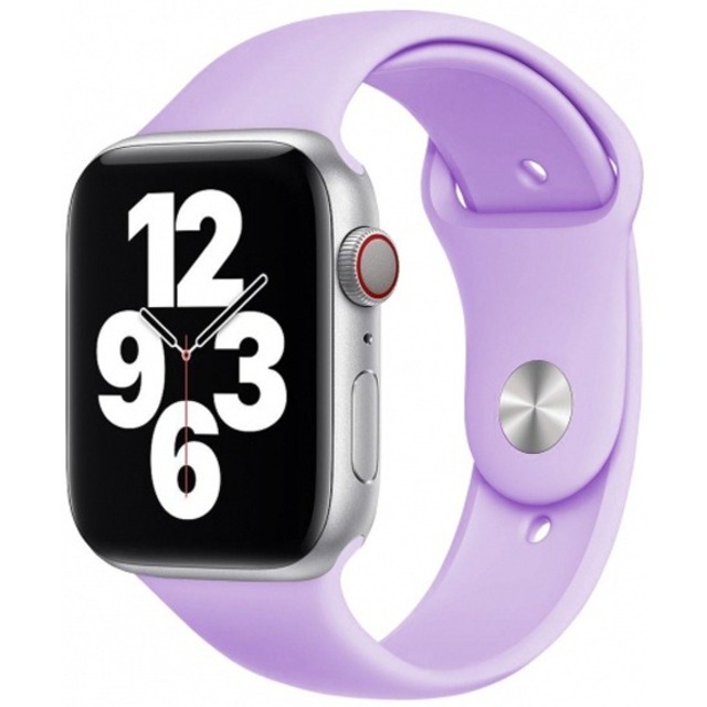Ремешок силиконовый VLP Silicone Band Soft Touch для Apple Watch 42/44 mm (Цвет: Violet)