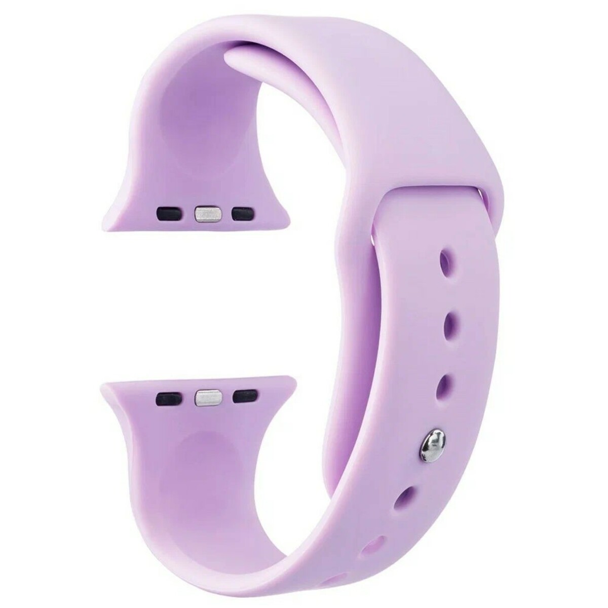 Ремешок силиконовый VLP Silicone Band Soft Touch для Apple Watch 42/44 mm (Цвет: Violet)