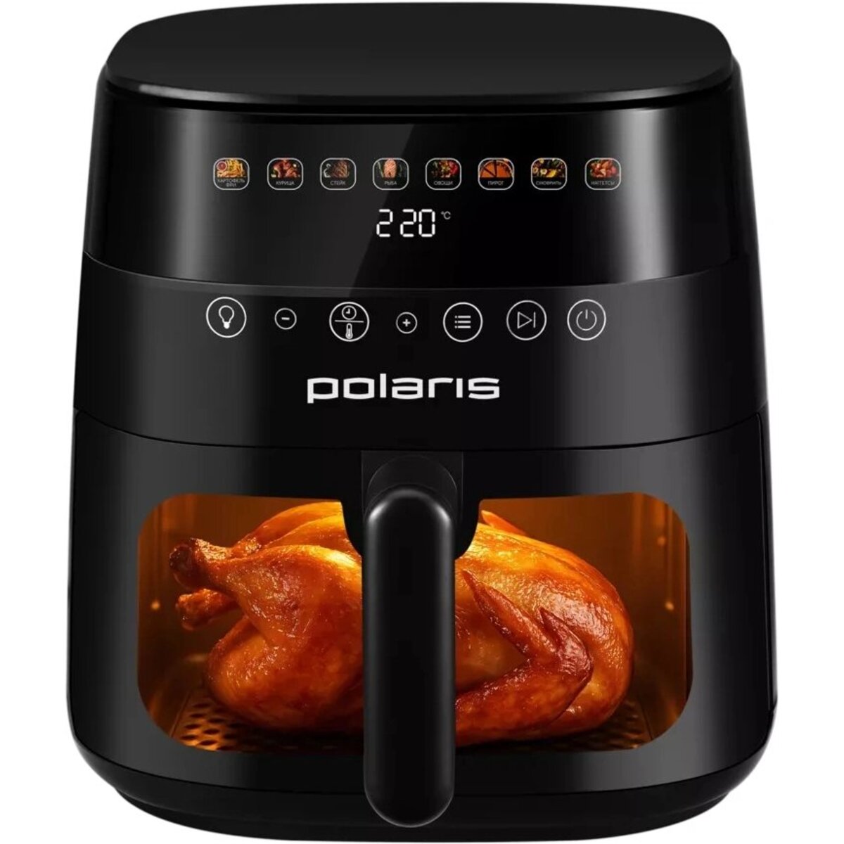 Аэрогриль Polaris PAF 8003W WIFI IQ Home, черный