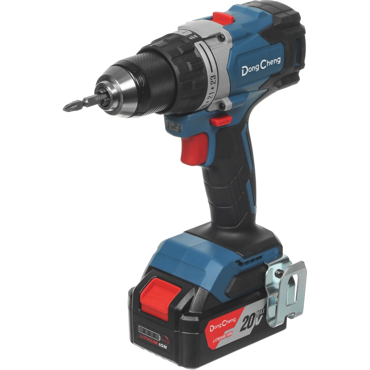 Дрель-шуруповерт DongCheng DCJZ06-13 (Цвет: Blue)