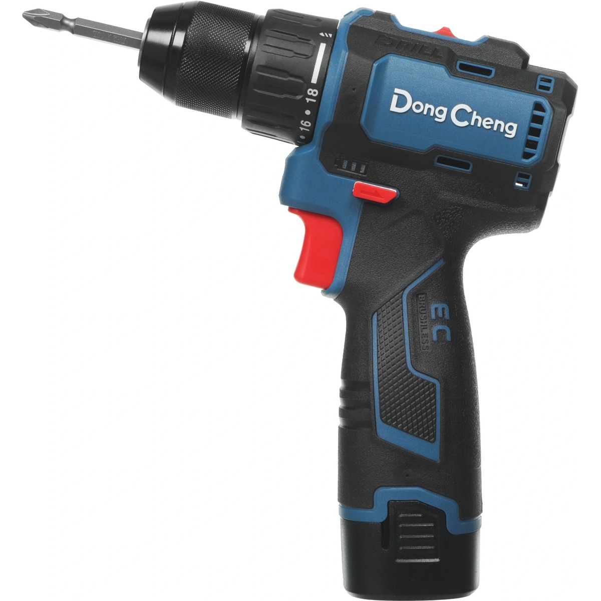 Дрель-шуруповерт DongCheng DCJZ1604 (Цвет: Blue)