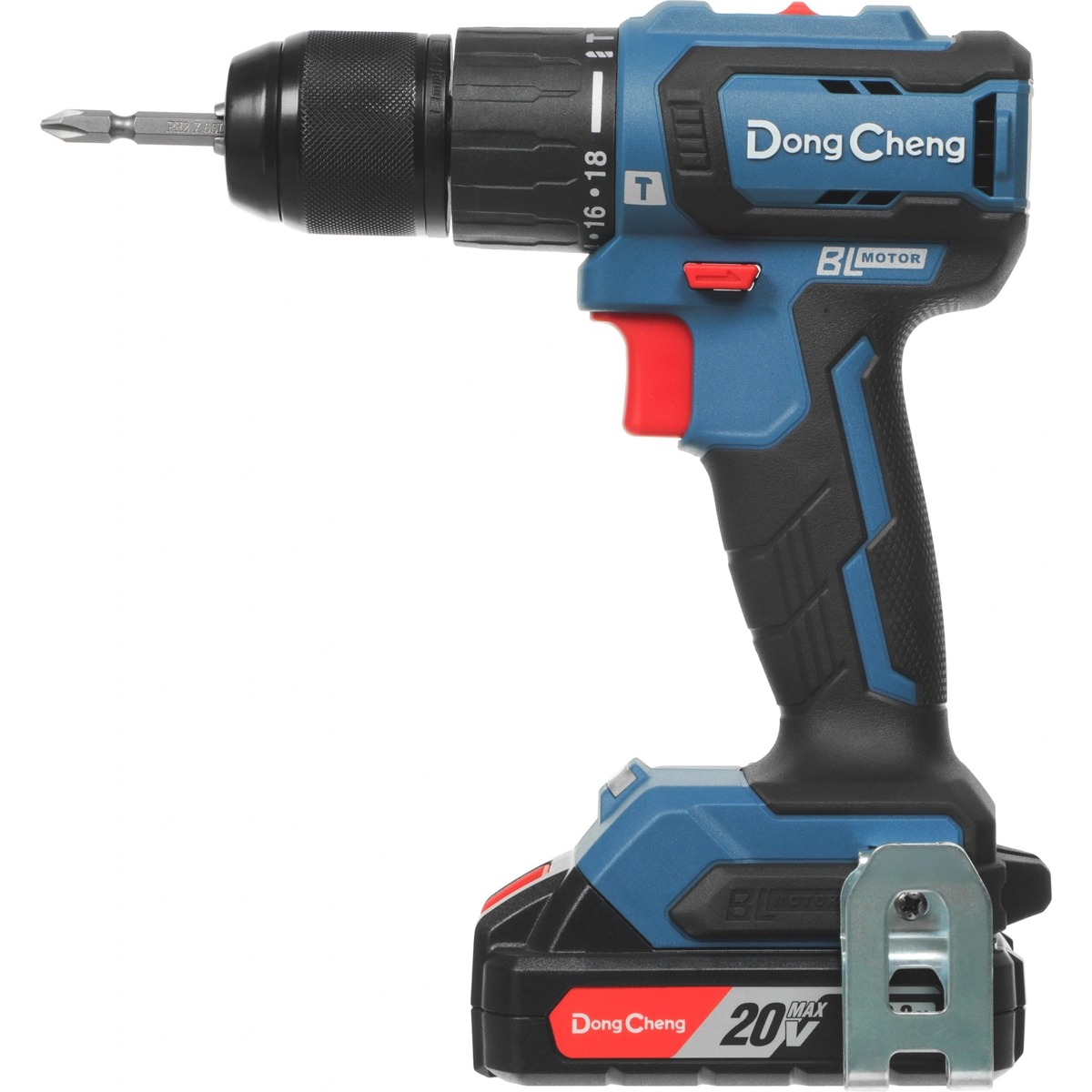 Дрель-шуруповерт DongCheng DCJZ2040i13 (Цвет: Blue)