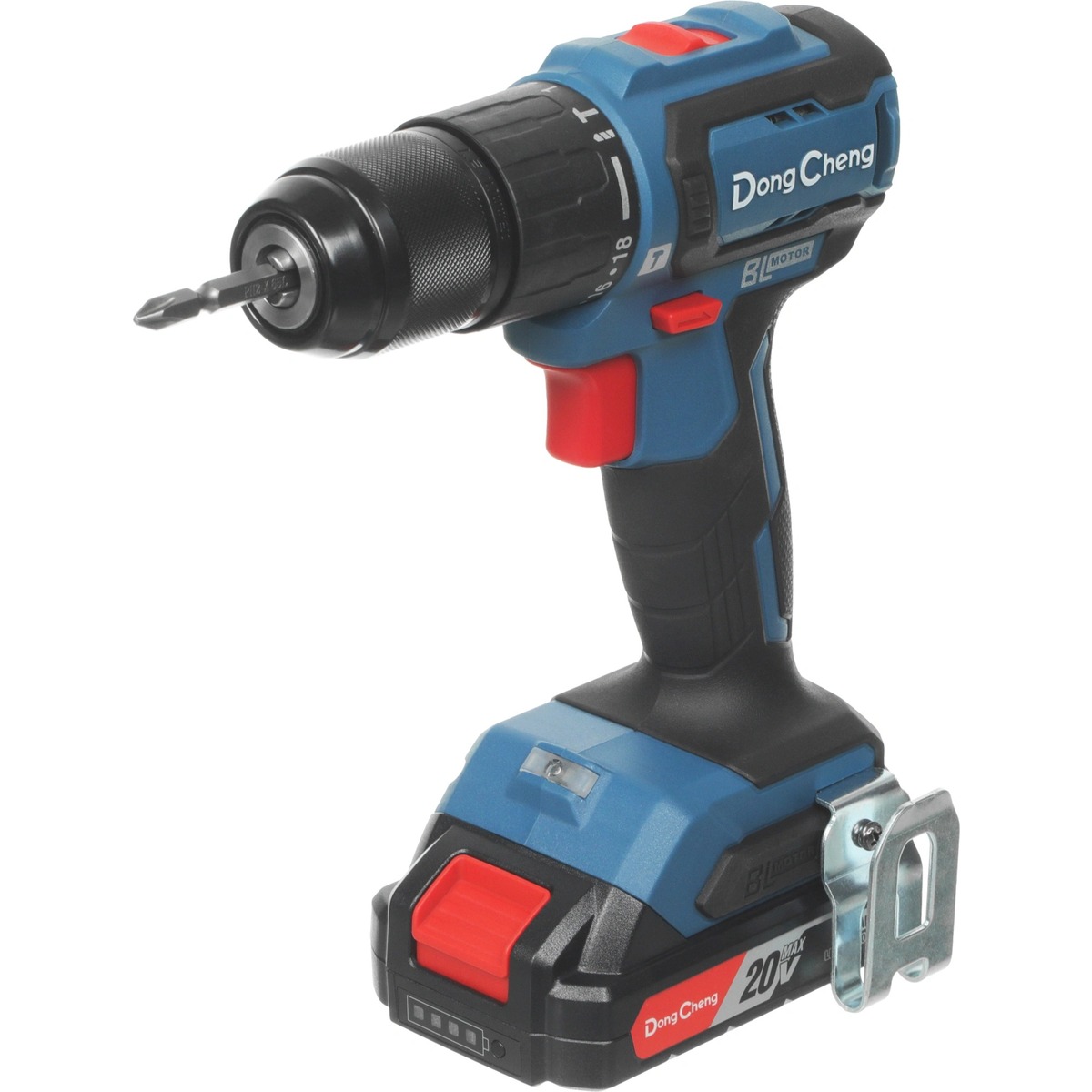 Дрель-шуруповерт DongCheng DCJZ2040i13 (Цвет: Blue)