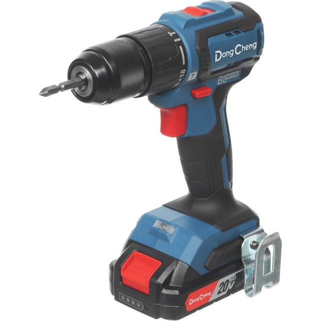 Дрель-шуруповерт DongCheng DCJZ2040i13 (Цвет: Blue)