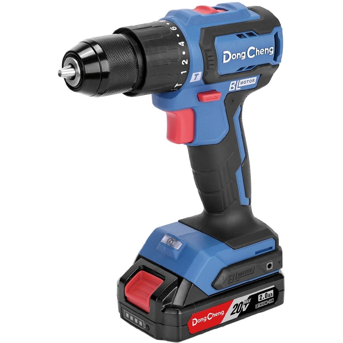 Дрель-шуруповерт DongCheng DCJZ2040i13 (Цвет: Blue)