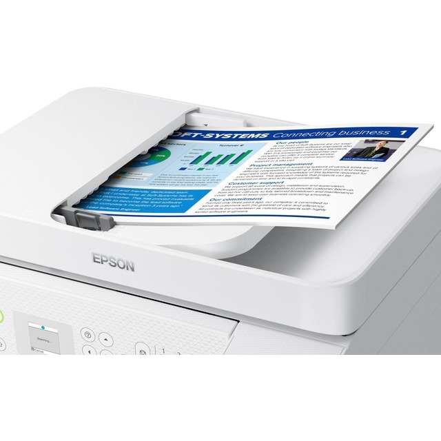 МФУ струйный Epson EcoTank L5296, белый