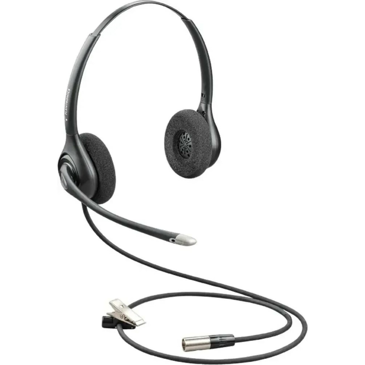 Компьютерная гарнитура Plantronics HW261N-DCDUALCHANNEL, черный 