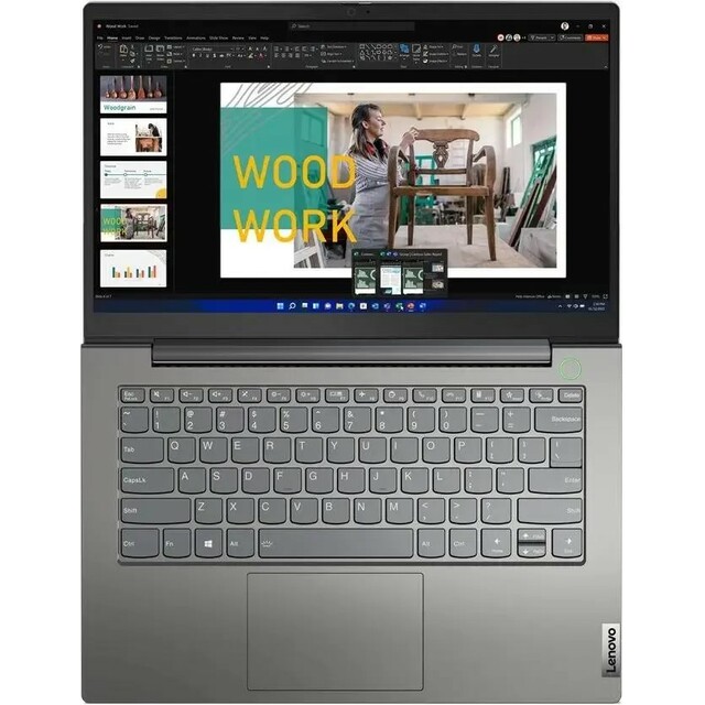 Ноутбук Lenovo Thinkbook 14 G4 IAP (Intel Core i5 1235U 1.3Ghz/16Gb DDR4/SSD 512Gb/Intel Iris Xe graphics/14 /TN/FHD (1920x1080)/noOS/gray/WiFi/BT/Cam)