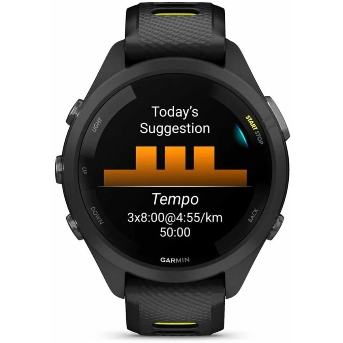 Умные часы Garmin Forerunner 265S (Цвет: Black/Amp Yellow)