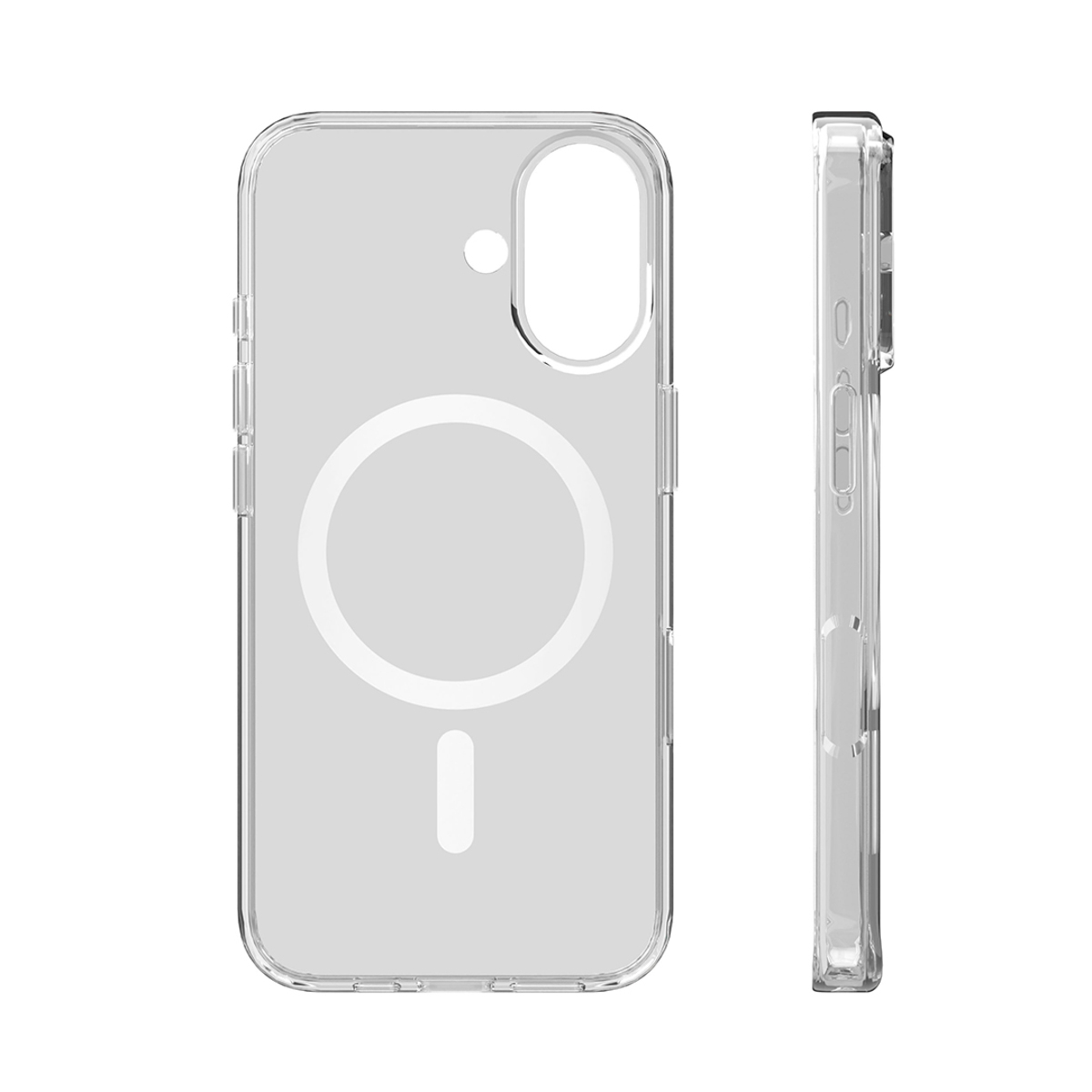 Чехол-накладка VLP Diamond Case with MagSafe для смартфона Apple iPhone 17 (Цвет: Transparent)