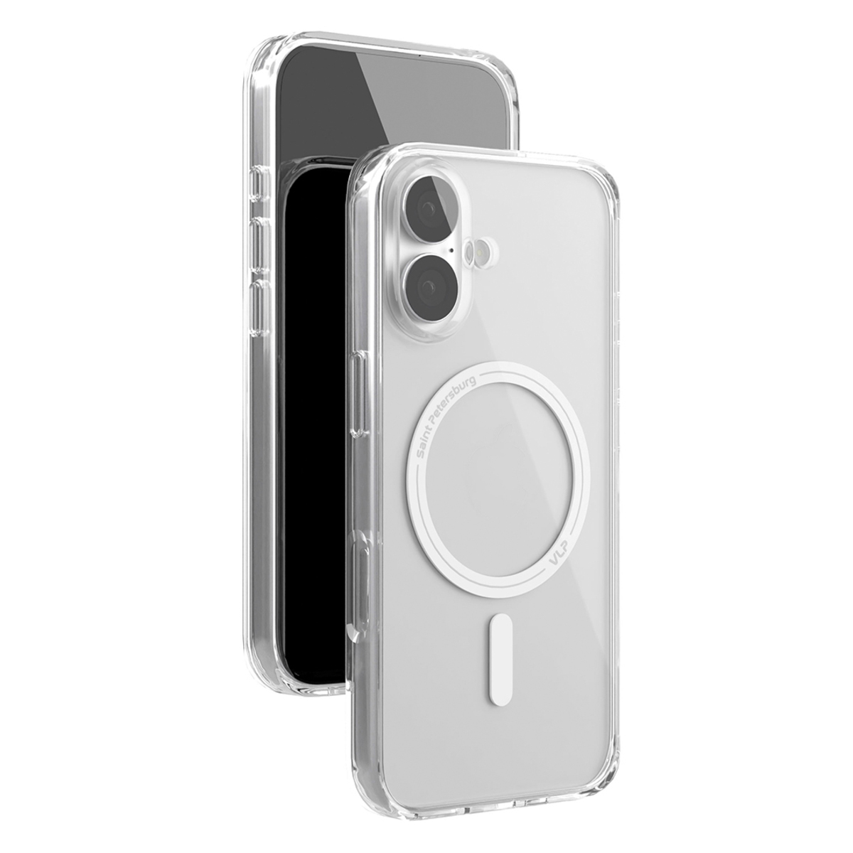 Чехол-накладка VLP Diamond Case with MagSafe для смартфона Apple iPhone 17 (Цвет: Transparent)