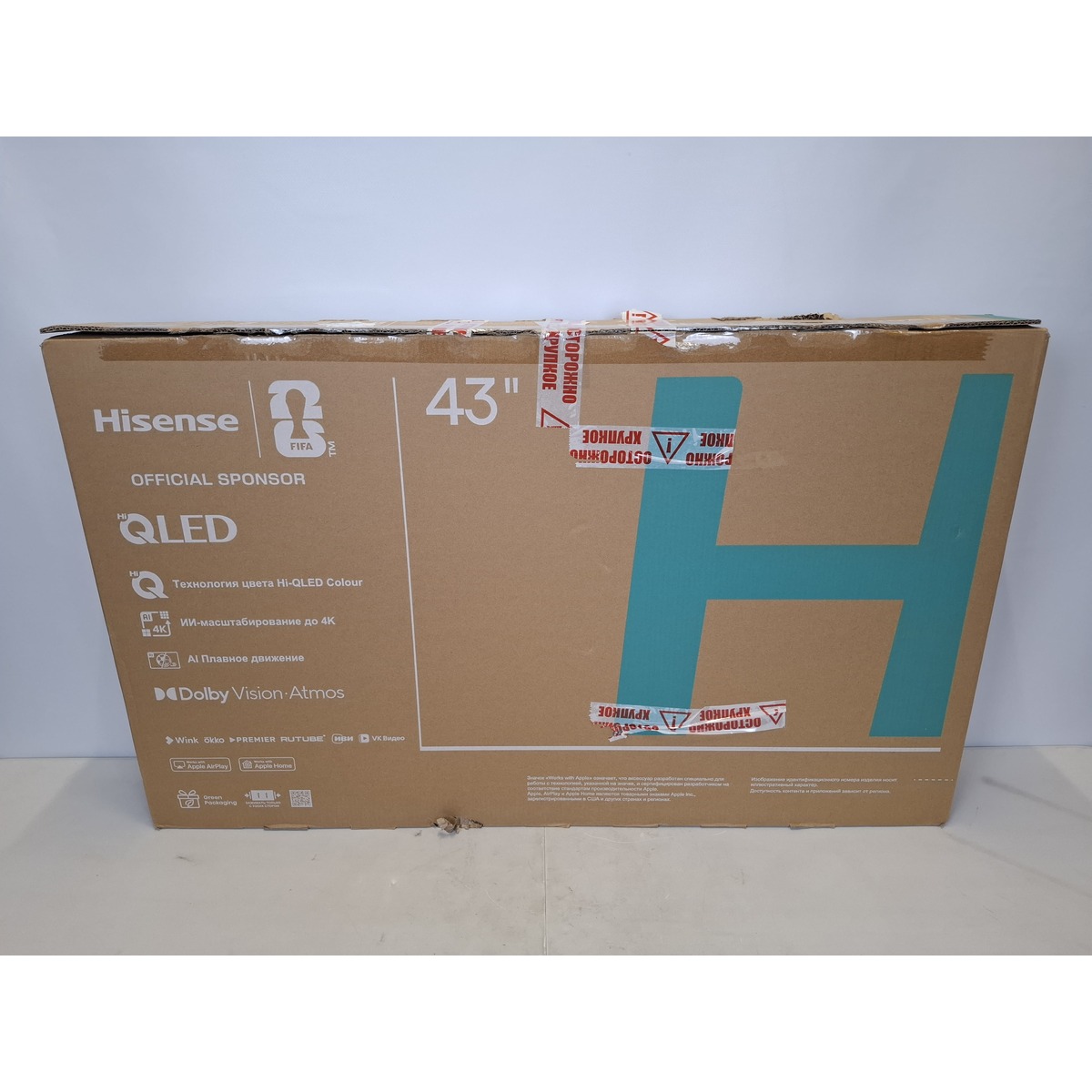 Телевизор Hisense 43" 43E7S, черный