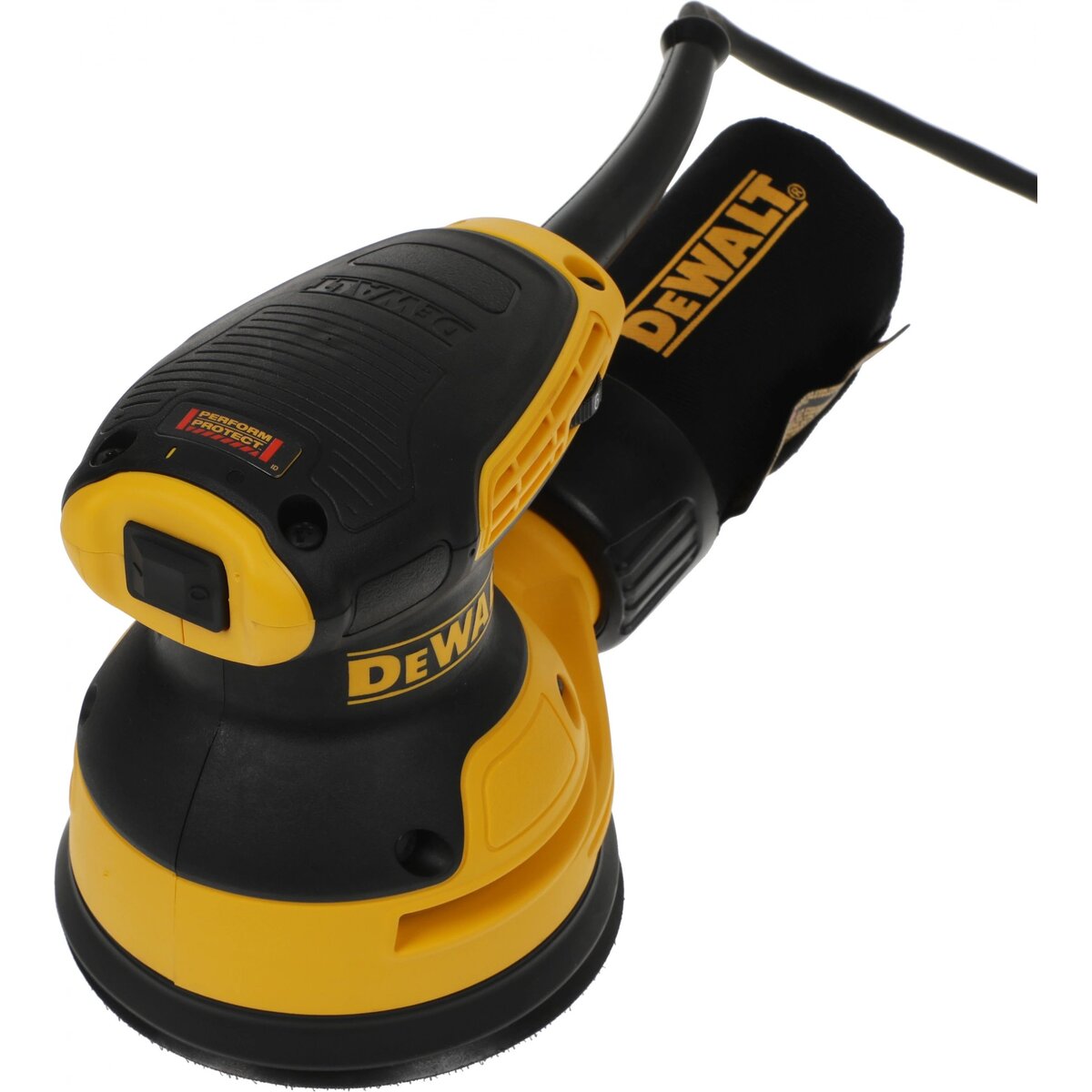 Эксцентриковая шлифовальная машина DeWalt DWE6423-QS (Цвет: Yellow)