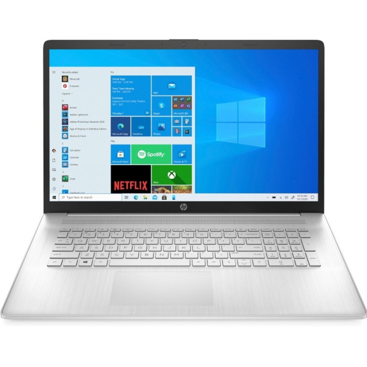 Ноутбук HP 17-cp0093ur Ryzen 7 5700U / 16Gb / SSD1Tb / AMD Radeon / 17.3 / IPS / FHD (1920x1080) / Windows 10 / silver / WiFi / BT / Cam